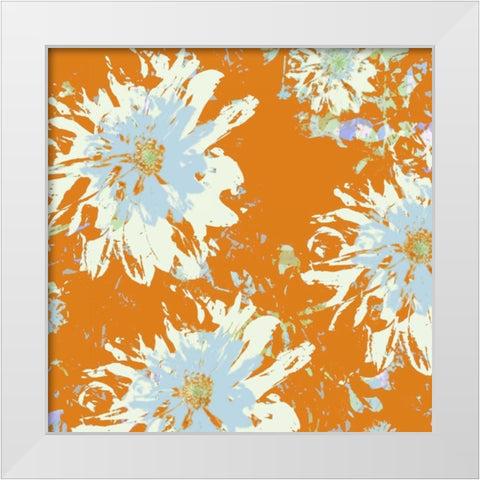 Simple Bloom II White Modern Wood Framed Art Print by Mountain, Ricki