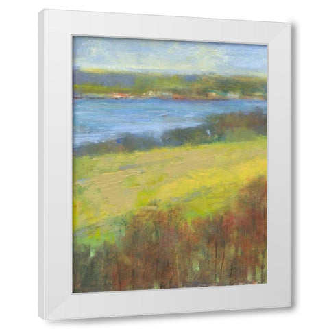 Mountain View I White Modern Wood Framed Art Print by Thomas, H.