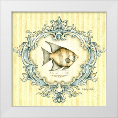 Coastal Life I White Modern Wood Framed Art Print by Wright, Sydney