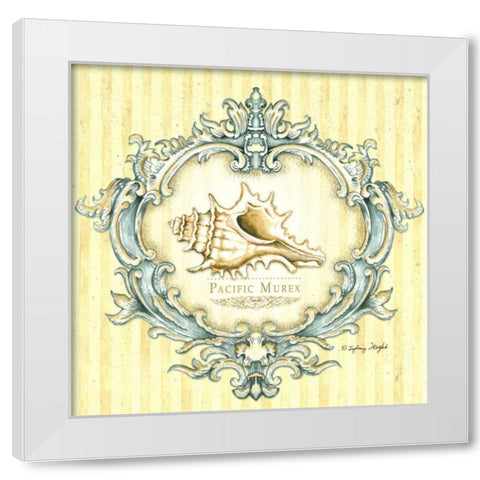 Coastal Life III White Modern Wood Framed Art Print by Wright, Sydney