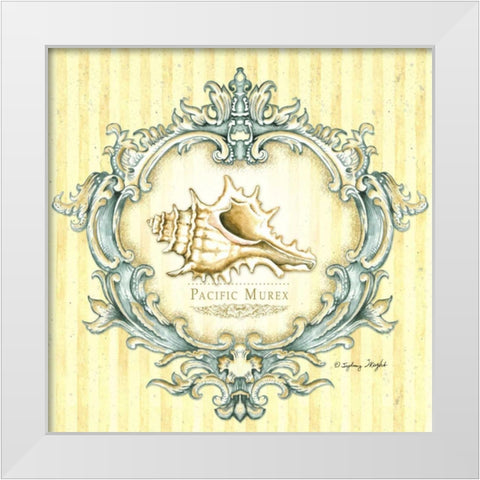 Coastal Life III White Modern Wood Framed Art Print by Wright, Sydney