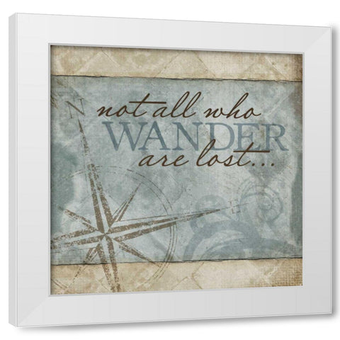 Coastal Inspiration III White Modern Wood Framed Art Print by Beth Anne Creative