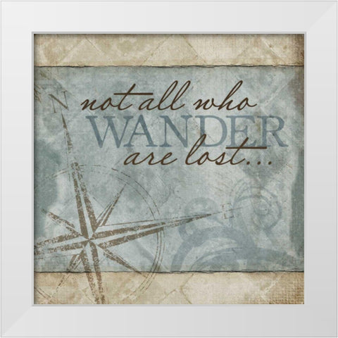 Coastal Inspiration III White Modern Wood Framed Art Print by Beth Anne Creative