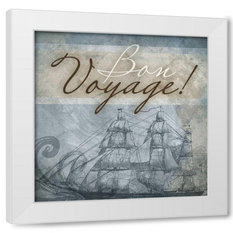 Coastal Inspiration IV White Modern Wood Framed Art Print by Beth Anne Creative