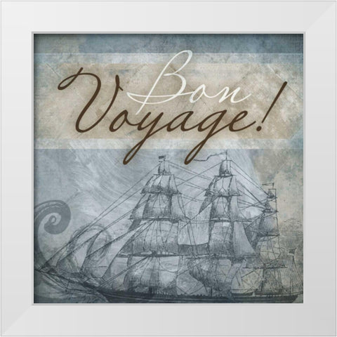 Coastal Inspiration IV White Modern Wood Framed Art Print by Beth Anne Creative