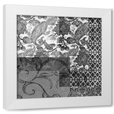 Odyssey I White Modern Wood Framed Art Print by Higby, Jason