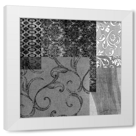 Odyssey III White Modern Wood Framed Art Print by Higby, Jason