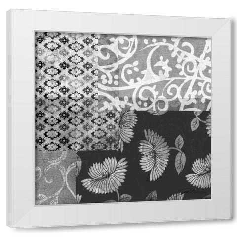 Odyssey IV White Modern Wood Framed Art Print by Higby, Jason