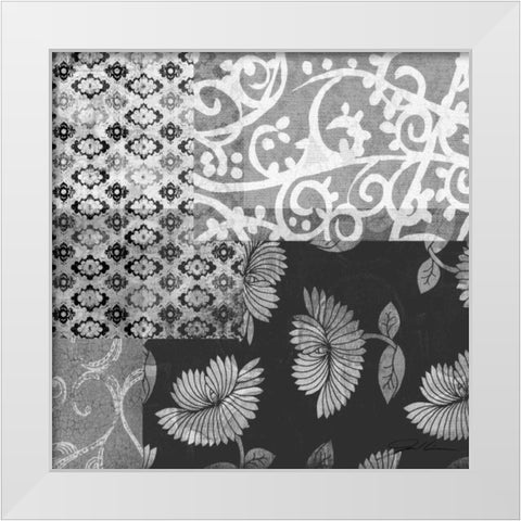 Odyssey IV White Modern Wood Framed Art Print by Higby, Jason