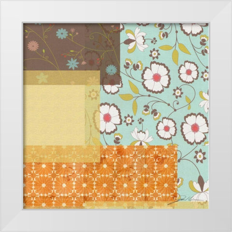 Marmalade I White Modern Wood Framed Art Print by Higby, Jason