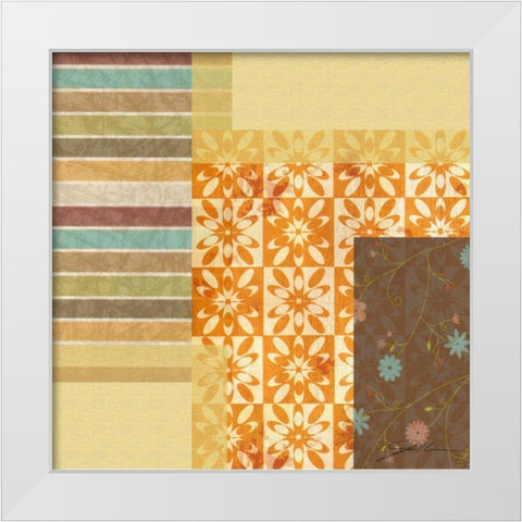 Marmalade II White Modern Wood Framed Art Print by Higby, Jason