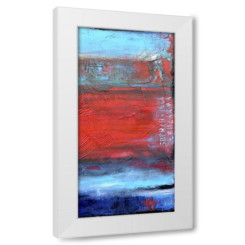 Road House Blues II White Modern Wood Framed Art Print by Ashley, Erin