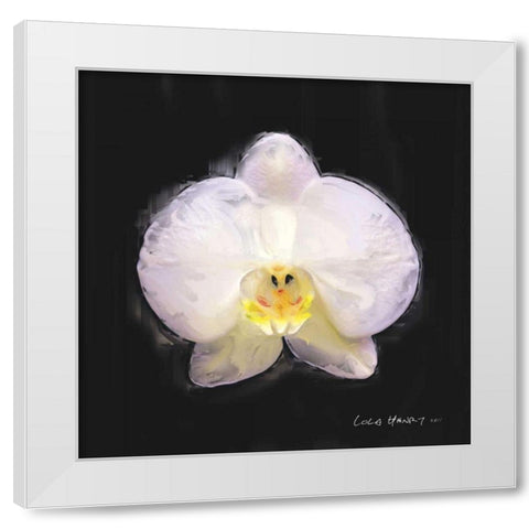Vibrant Flower IV White Modern Wood Framed Art Print by Henry, Lola