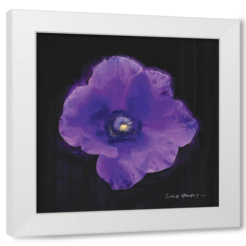 Vibrant Flower VIII White Modern Wood Framed Art Print by Henry, Lola