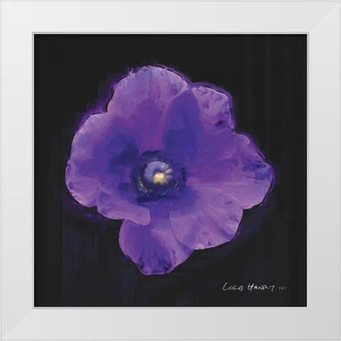 Vibrant Flower VIII White Modern Wood Framed Art Print by Henry, Lola