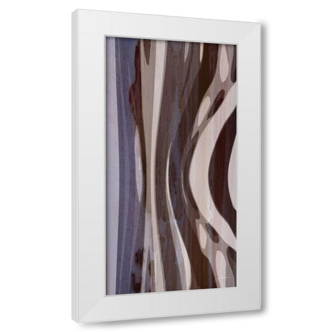 Bentwood Panel III White Modern Wood Framed Art Print by Burghardt, James
