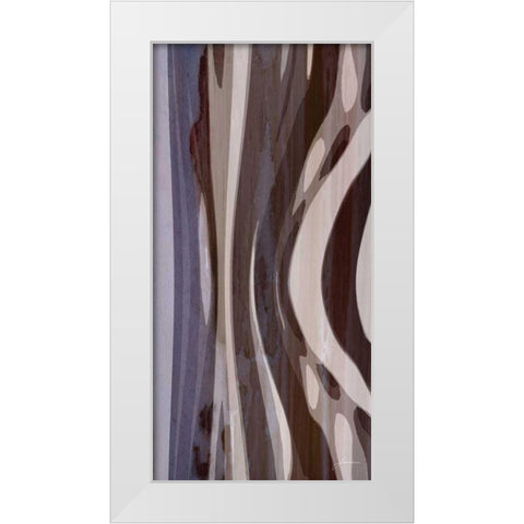 Bentwood Panel III White Modern Wood Framed Art Print by Burghardt, James