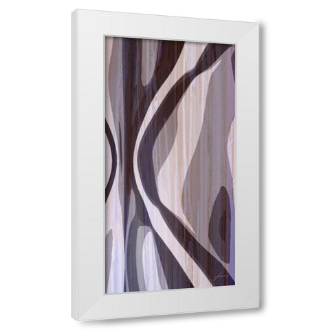 Bentwood Panel VI White Modern Wood Framed Art Print by Burghardt, James