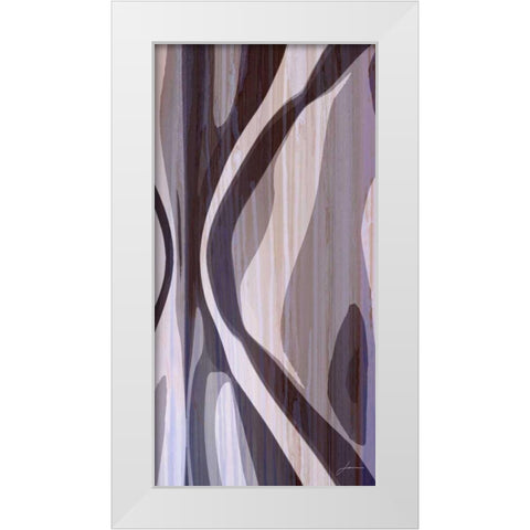 Bentwood Panel VI White Modern Wood Framed Art Print by Burghardt, James