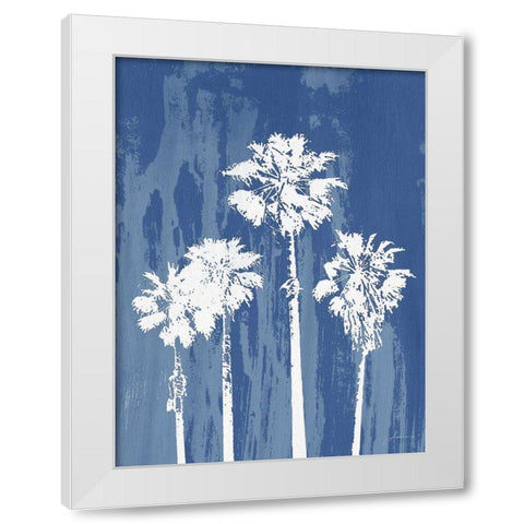 Oasis II White Modern Wood Framed Art Print by Burghardt, James