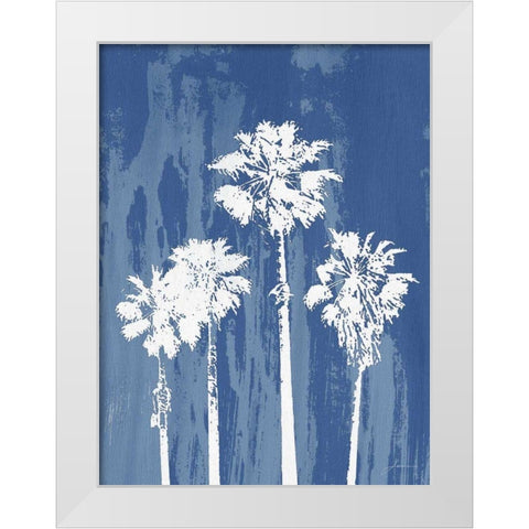 Oasis II White Modern Wood Framed Art Print by Burghardt, James