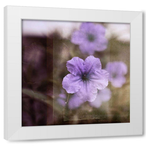 Purple Tranquility II White Modern Wood Framed Art Print by Robinson, Emily