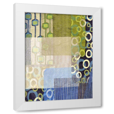 Mix and Match I White Modern Wood Framed Art Print by Butler, John