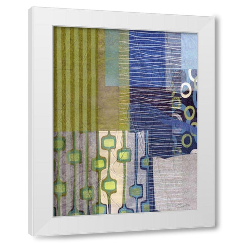Mix and Match II White Modern Wood Framed Art Print by Butler, John