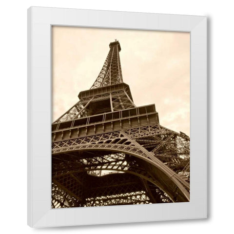 Eiffel Views II White Modern Wood Framed Art Print by Perry, Rachel