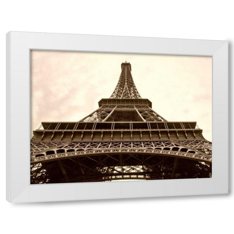 Eiffel Views III White Modern Wood Framed Art Print by Perry, Rachel