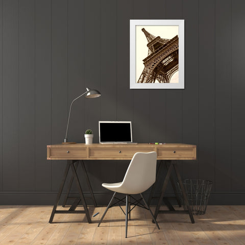 Eiffel Views IV White Modern Wood Framed Art Print by Perry, Rachel