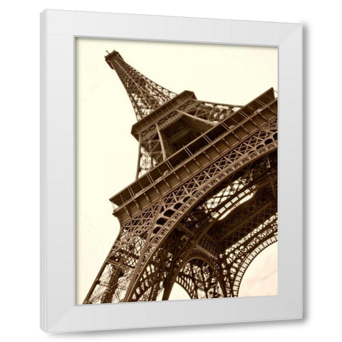 Eiffel Views IV White Modern Wood Framed Art Print by Perry, Rachel