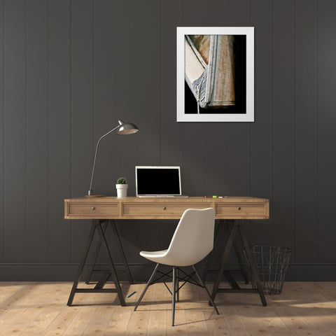 Wooden Rowboats IV White Modern Wood Framed Art Print by Perry, Rachel