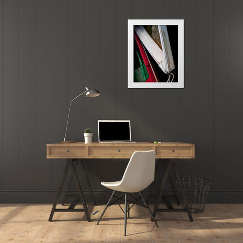 Wooden Rowboats VI White Modern Wood Framed Art Print by Perry, Rachel