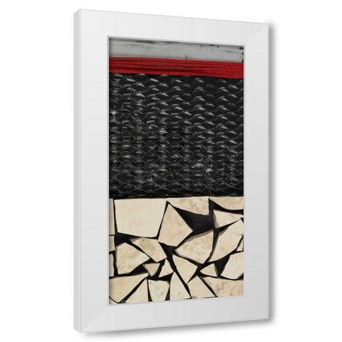 Fragmented II White Modern Wood Framed Art Print by Avondet, Natalie