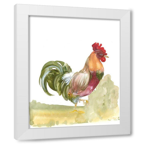 Down Home I White Modern Wood Framed Art Print by Della-Piana, Elissa