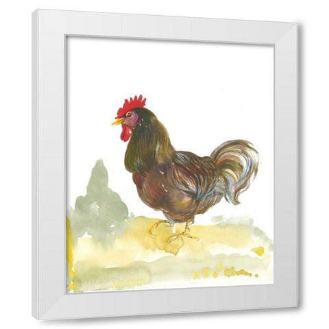 Down Home II White Modern Wood Framed Art Print by Della-Piana, Elissa