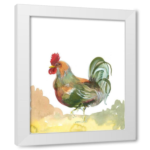 Down Home IV White Modern Wood Framed Art Print by Della-Piana, Elissa