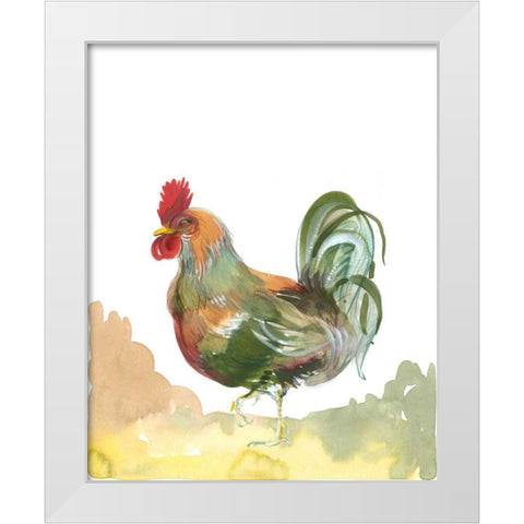 Down Home IV White Modern Wood Framed Art Print by Della-Piana, Elissa