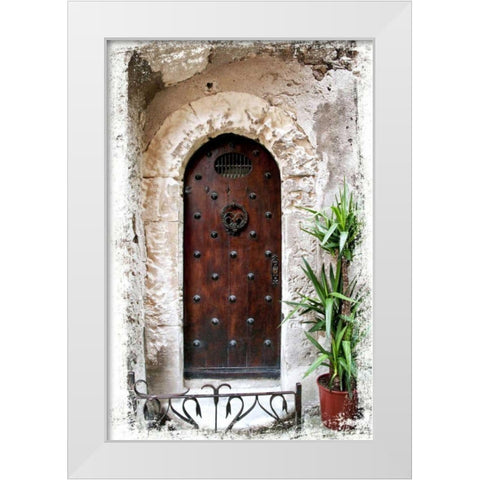 Doors of Europe III White Modern Wood Framed Art Print by Perry, Rachel