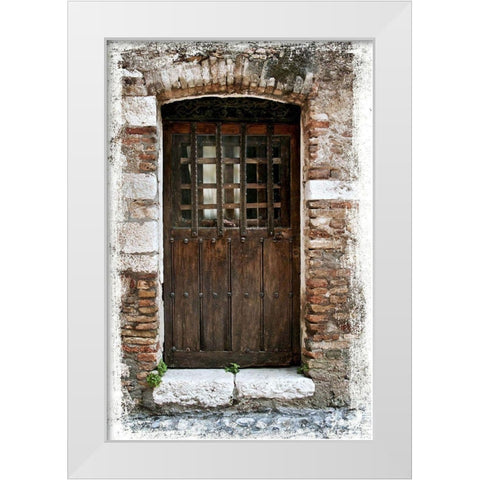Doors of Europe IV White Modern Wood Framed Art Print by Perry, Rachel