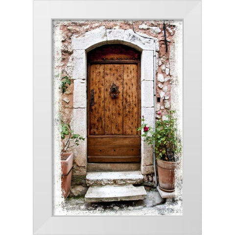 Doors of Europe V White Modern Wood Framed Art Print by Perry, Rachel