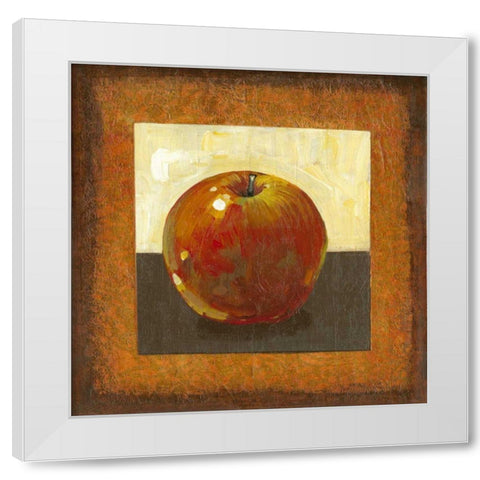 Gilded Fruit II White Modern Wood Framed Art Print by OToole, Tim