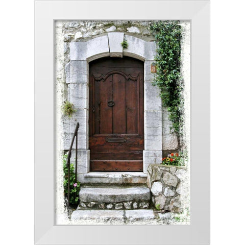 Doors of Europe XVIII White Modern Wood Framed Art Print by Perry, Rachel