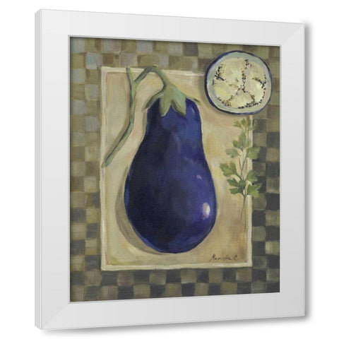 Veggies and Herbs IV White Modern Wood Framed Art Print by Cohen, Marietta