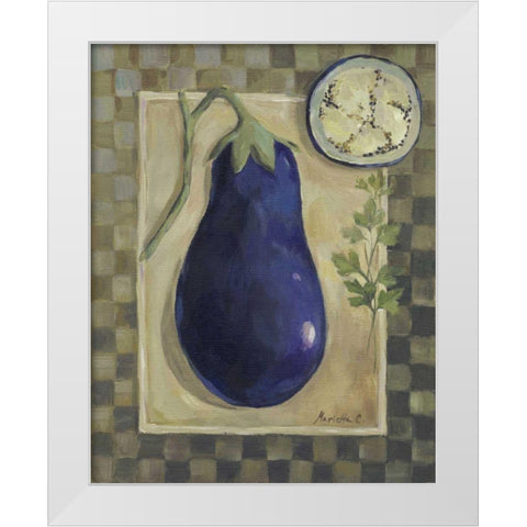 Veggies and Herbs IV White Modern Wood Framed Art Print by Cohen, Marietta