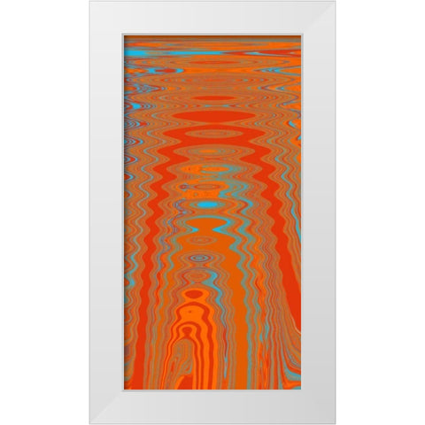 Reflections I White Modern Wood Framed Art Print by Mountain, Ricki