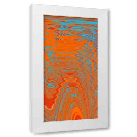 Reflections II White Modern Wood Framed Art Print by Mountain, Ricki