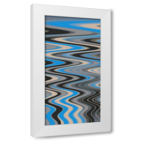 River Runs Deep I White Modern Wood Framed Art Print by Mountain, Ricki