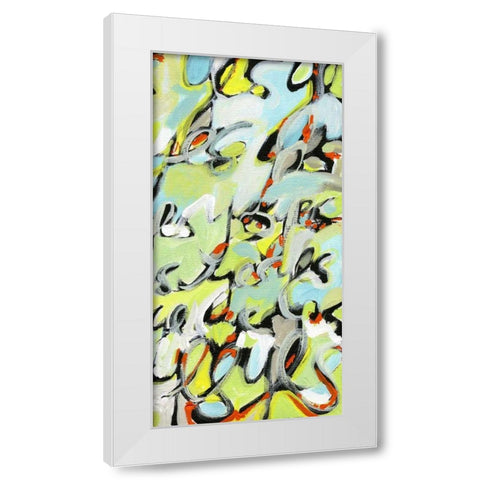 Yes, Yes, Yes II White Modern Wood Framed Art Print by Fuchs, Jodi